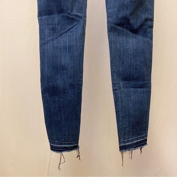 Vince Camuto 27/4 Skinny Jeans Mid Rise Release Fray Hem Womens Ankle Stretch - Picture 8 of 14